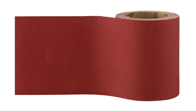 Rollo de lija para madera y pintura, 93 mm x 5 m, P180