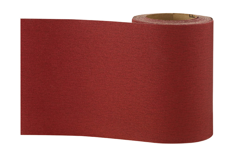 Rollo de lija para madera y pintura, 115 mm x 5 m, P180