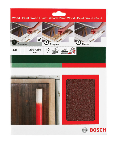 Hoja de lija manual Universal Remove, 230 x 280 mm, P40