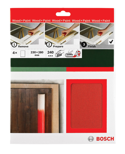 Hoja de lija manual Universal Remove, 230 x 280 mm, P240