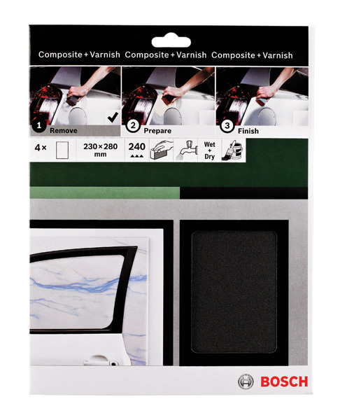 Hoja de lija manual SiC impermeable, 230 x 280 mm, P240