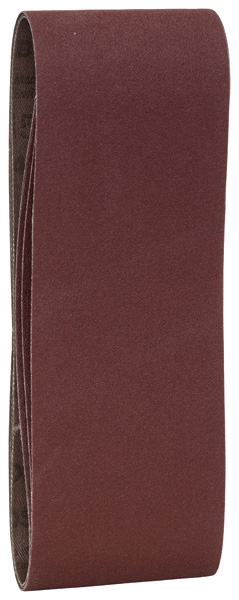 Set de hojas de lija de 3 piezas para lijadora de banda, calidad roja