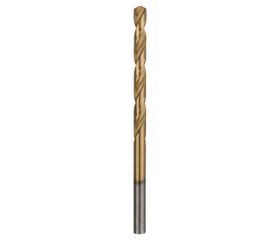 Broca para metal HSS-TiN, DIN 338D = 4,5 mm; L = 80 mm