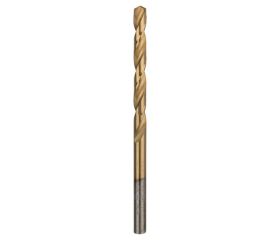 Broca para metal HSS-TiN, DIN 338D = 5,0 mm; L = 86 mm