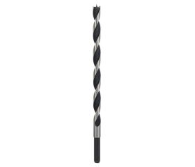Brocas para mecanizar madera con punta M y dos filos para cortes previos, vástago cilíndrico