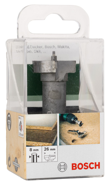 Broca para cajas de bisagras de metal duroD = 26,0 mm; L = 56 mm