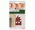 Set de hojas de lija de 5 piezas para lijadora múltipleG = 80