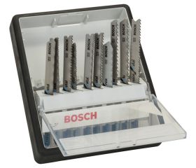 Sets de hojas de sierra de calar para metal Robust Line con vástago de inserción en T de 10 unidades