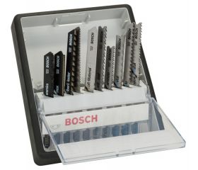 Sets de hojas de sierra de calar Multi Material Robust Line con vástago de inserción en T de 10 unidades