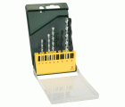Set con brocas HSS-R para metal y brocas para piedra