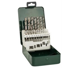 Set de 19 brocas para metal HSS-G, DIN 3381,0; 1,5; 2,0; 2,5; 3,0; 3,5; 4,0; 4,5; 5,0; 5,5; 6,0; 6,5; 7,0; 7,5; 8,0; 8,5; 9,0; 9,5; 10,0 mm