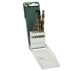 Set de 6 brocas para metal HSS-Co, DIN 338