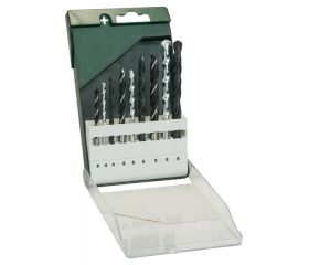 Set de 9 brocas para metal, piedra y madera