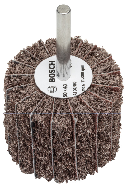 Lijadoras de laminillas con vellón para taladradoras, 50 mm