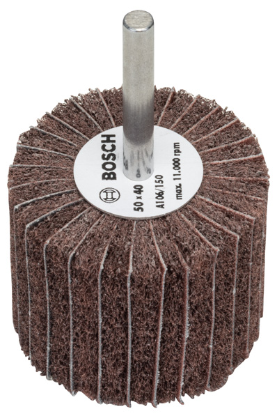 Lijadoras de laminillas con vellón para taladradoras, 50 mm