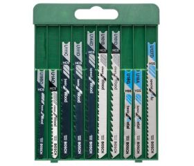 Set de 10 hojas de sierra de calar con vástago en U