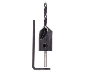 Broca en espiral para madera con avellanadorD = 4,0 mm; L = 70 mm