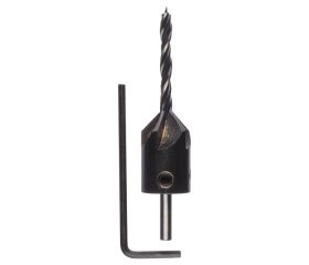 Broca en espiral para madera con avellanador