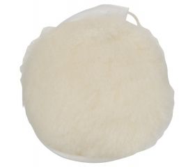 Caperuza de lana de oveja para taladro, sujeta con abrazaderas