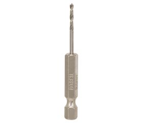 Broca helicoidal para madera, vástago hexagonal de 1/4