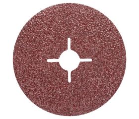 Set de discos lijadores de fibra de 5 piezas para amoladora angular, corindónD = 125 mm; K = 24; 5 piezas