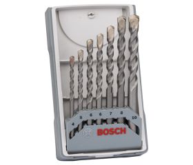 Set de brocas para hormigón CYL-3, 7 unidades, de 4/5/6/6/7/8/10 mm