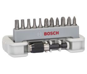 Sets mixtos de puntas de atornillar Extra Hard, compactas, para varios tipos de tornillos con soporte universal magnético