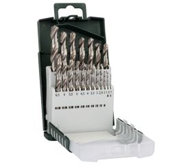 Set de 19 brocas para metal HSS-G, DIN 338
