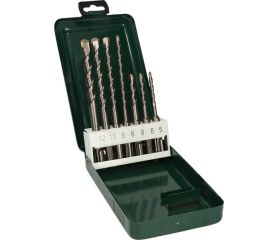 Set de brocas de martillos perforadores SDS plus de 7 piezas5,0x110; 6,0x110; 8,0x110; 6,0x160; 8,0x160; 10,0x160; 12,0x160 mm