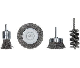 Set de 4 piezas de cepillos de alambre
