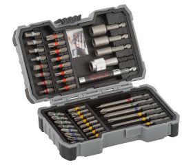 Sets mixtos de puntas de atornillar Extra Hard, PH, PZ, T, SL, H, soporte universal de cambio rápido y soporte universal magnético
