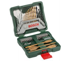 Set de puntas de atornillar y brocas X-Line recubiertas de TiN de 40 unidades