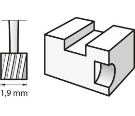 Fresa para grabar 1,9 mm