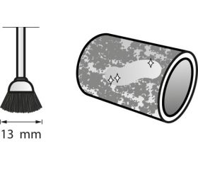 Cepillo de cerdas 13,0 mm
