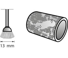 Cepillo de latón 13 mm