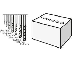 Juego de brocas (7 piezas) DREMEL 628