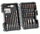 Sets de brocas y puntas de atornillar Extra Hard Wood, 35 unidades