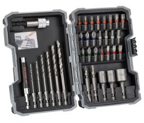 Sets de brocas y puntas de atornillar Extra Hard HSS para metal, 35 unidades