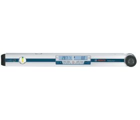 Bosch Professional Medidor digital de ángulos e inclinómetro GAM 270 MFL (precisión láser, cálculo de ángulos de inglete, margen de medición: 0 - 270º, longitud: 60 cm)