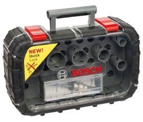 Set de sierras de corona bimetálicas HSS para electricistas, 6 unidades, de 22 - 64 mm