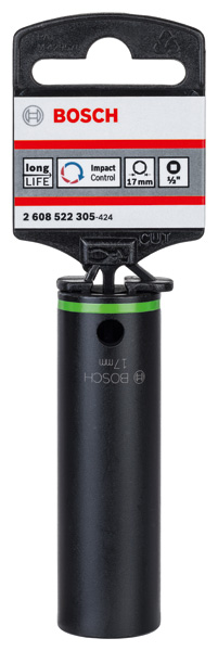 Vaso Impacto/Dado 1/2 17x30mm x77mm