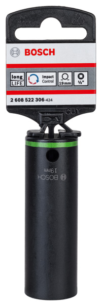 Vaso Impacto/Dado 1/2 19x30mm x77mm