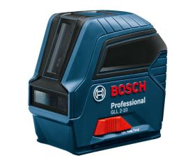 Bosch Professional Nivel láser GLL 2-10 (láser rojo, alcance: hasta 10 m, 3 pilas AA, estuche)