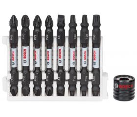 Puntas de atornillar dobles Impact Control, varios tipos de tornillos, con casquillo magnético
