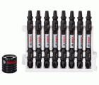 Puntas de atornillar dobles Impact Control, PH-T, con casquillo magnético