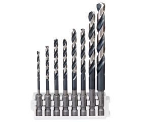 Set de brocas HSS Impact Control, 8 unidades, de 2,5 - 8,5 mm
