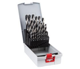 Set ProBox de 25 brocas helicoidales HSS PointTeQ de 1- 13mm