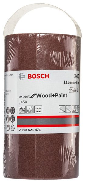 J450 Expert for Wood and Paint, 115 mm X 5 m, G240