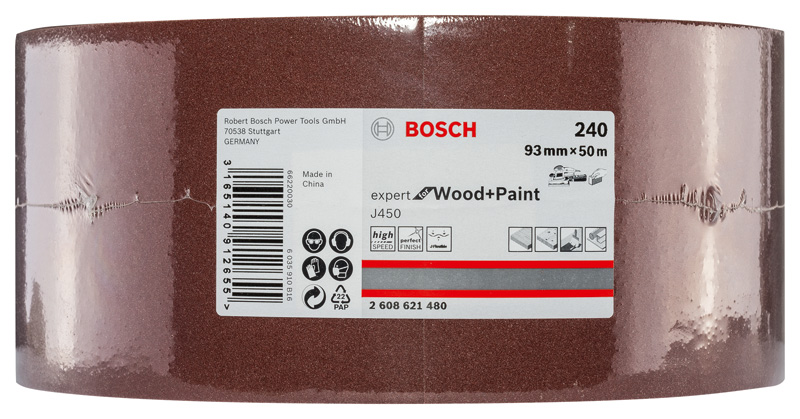 J450 Expert for Wood and Paint, 93 mm X 50 m, G240
