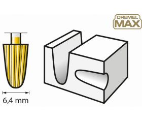2 brocas de tallado Dremel Max 117DM de 6,4 mm